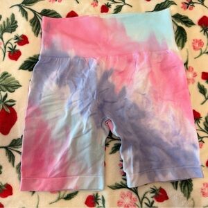 Tie-Dye Biker Shorts